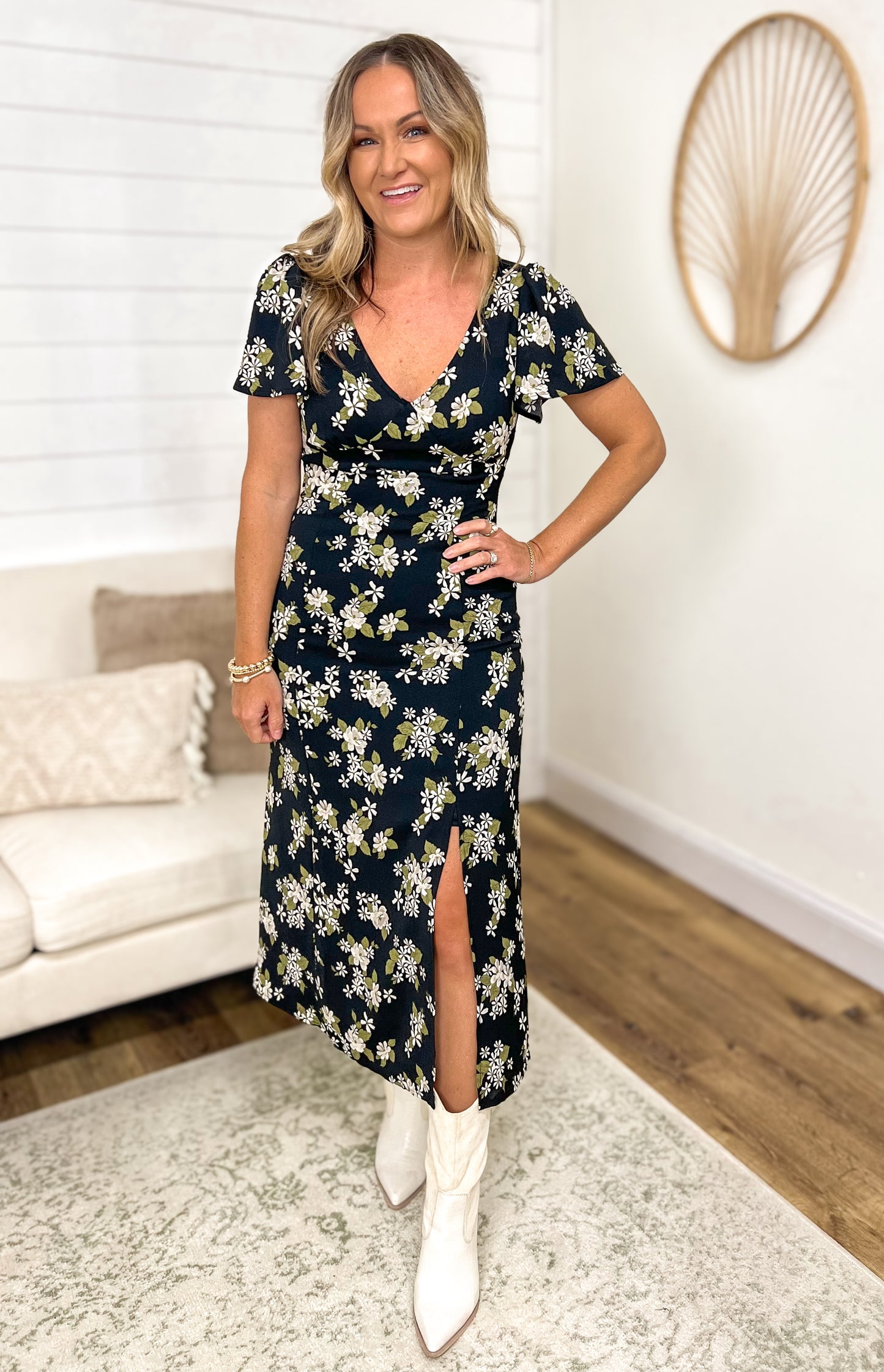 FINAL SALE - Garden Grove Midi Dress