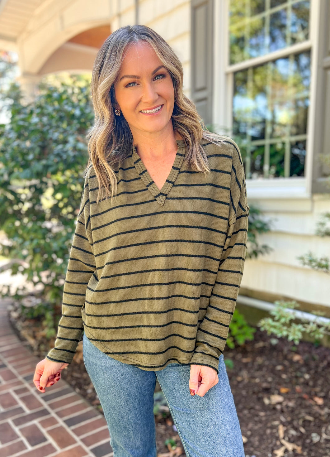 Casual Stripes Top