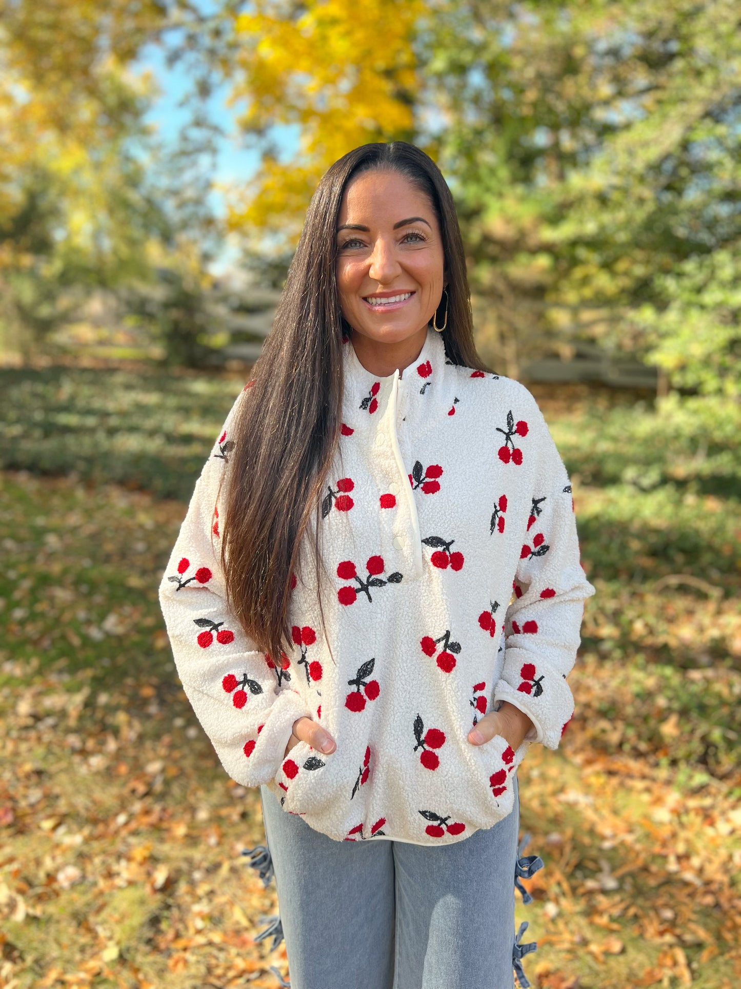 Cheery Cherry Pullover