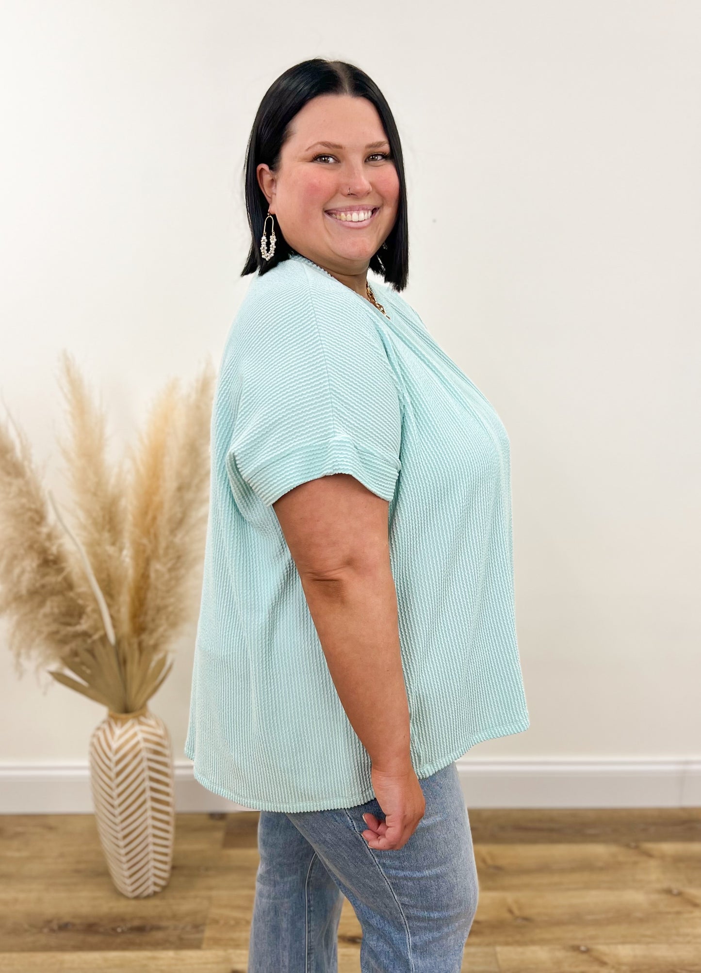 FINAL SALE - Spring Fever Ribbed Top