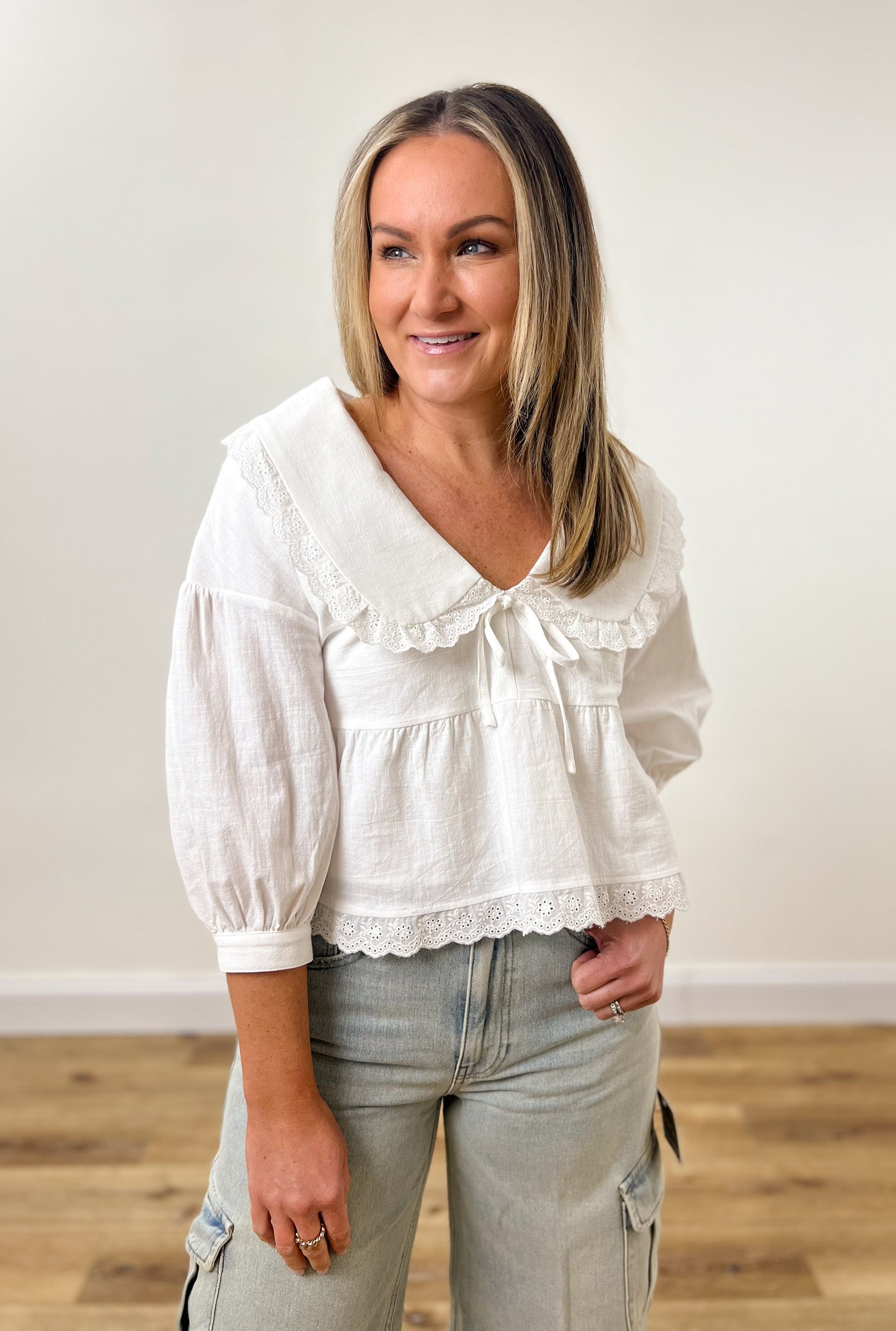 Whimsy Cotton Blouse