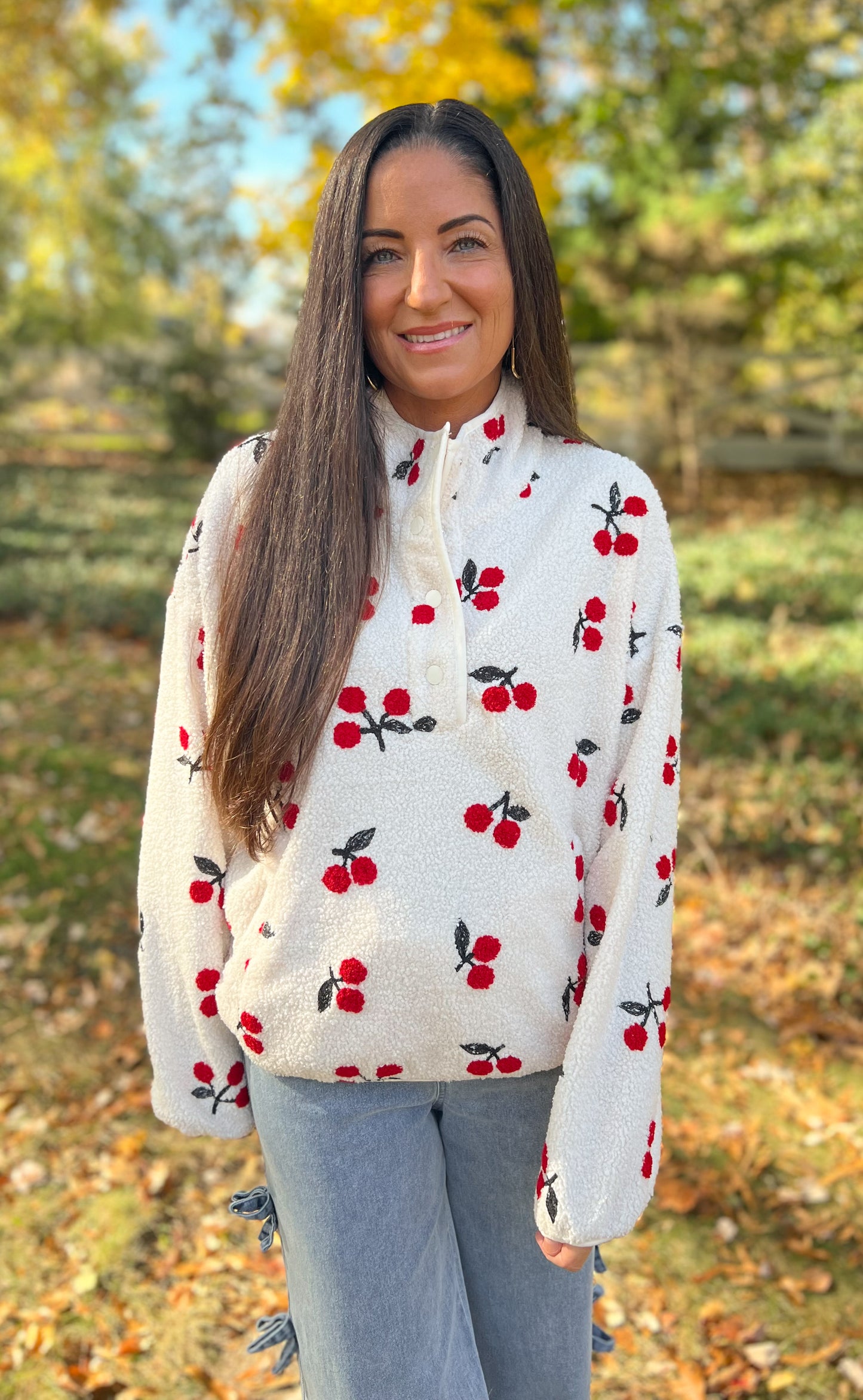 Cheery Cherry Pullover