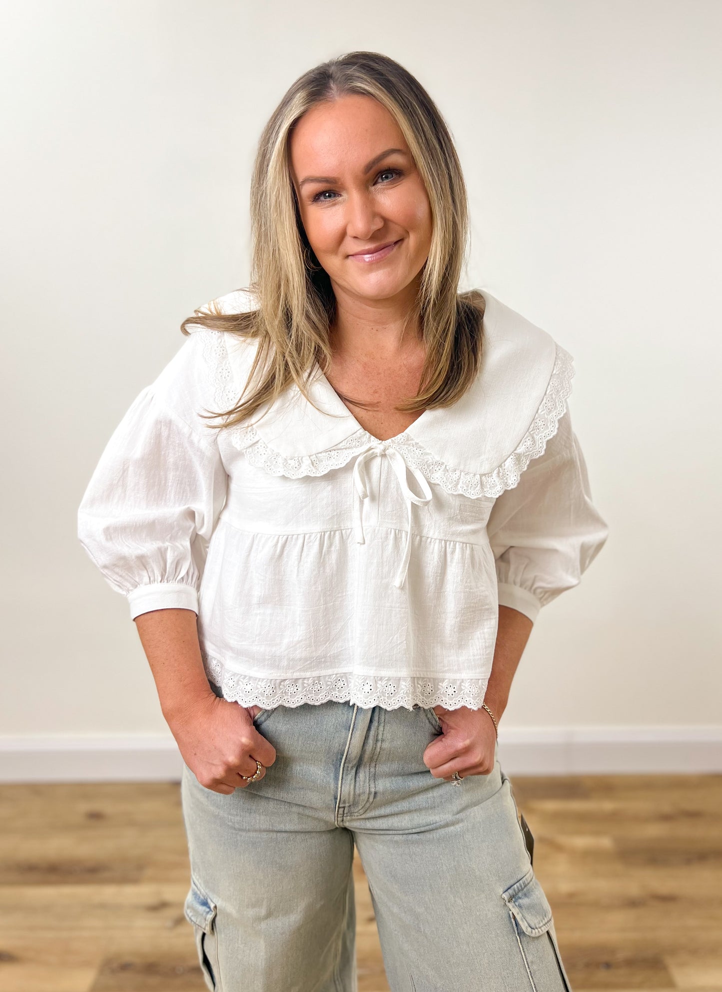 Whimsy Cotton Blouse