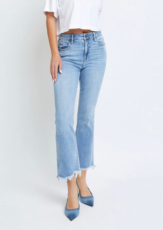 Hidden Denim Happi Flare- Light Wash