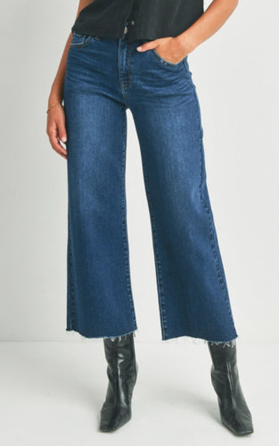 JBD Slim Wide Leg- Dark Wash