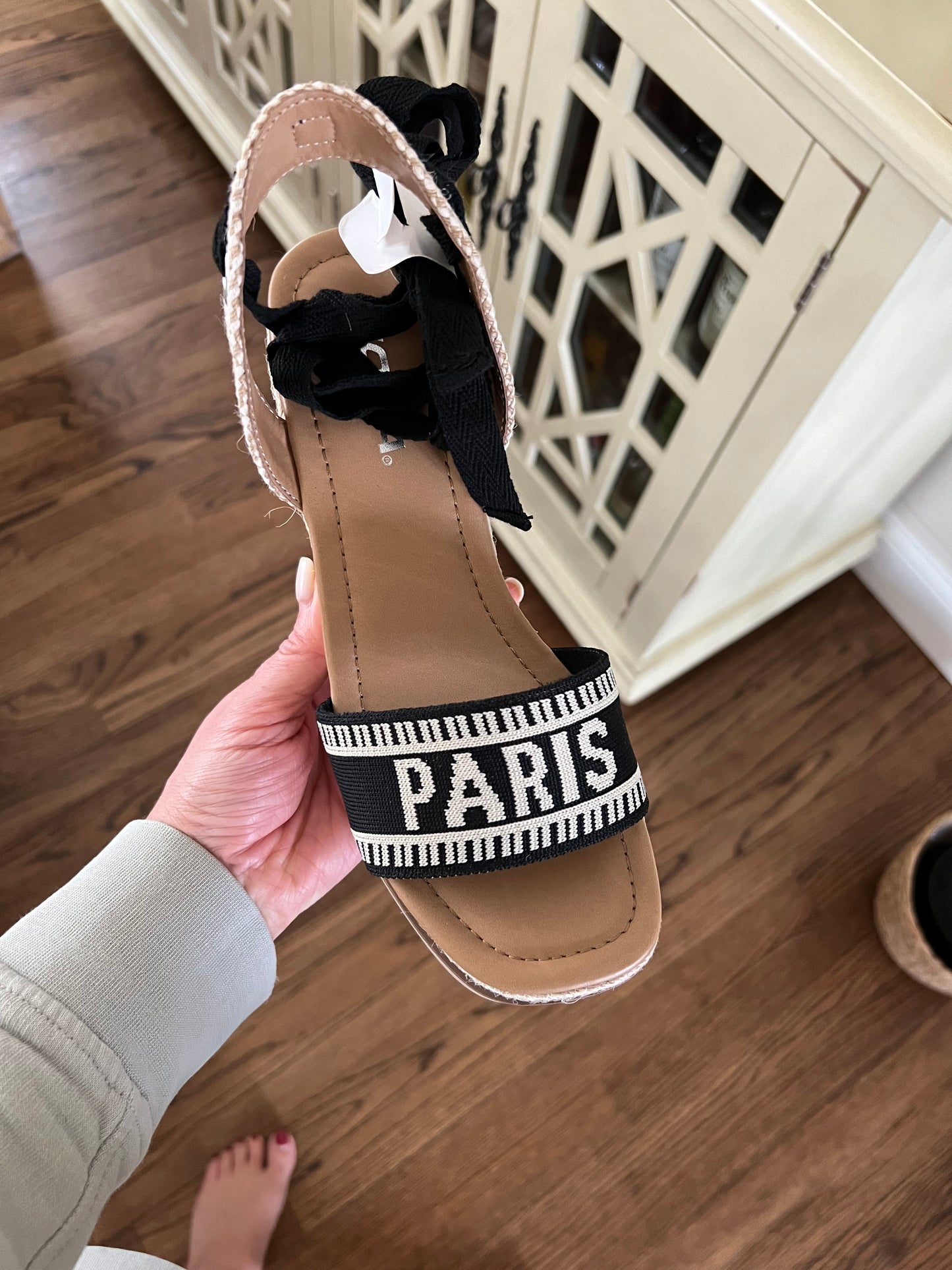 FINAL SALE - Paris Espadrille Wedge Sandal