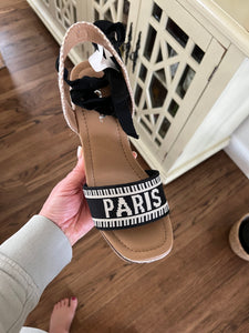 Paris Espadrille Wedge Sandal