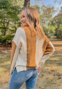 Caramel Stripes Sweater