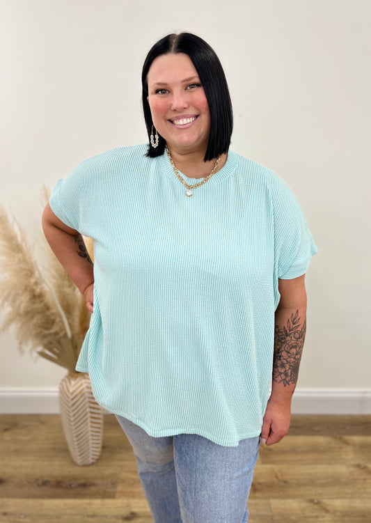 FINAL SALE - Spring Fever Ribbed Top