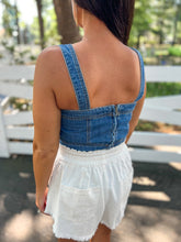 Load image into Gallery viewer, FINAL SALE - Denim Bustier Top