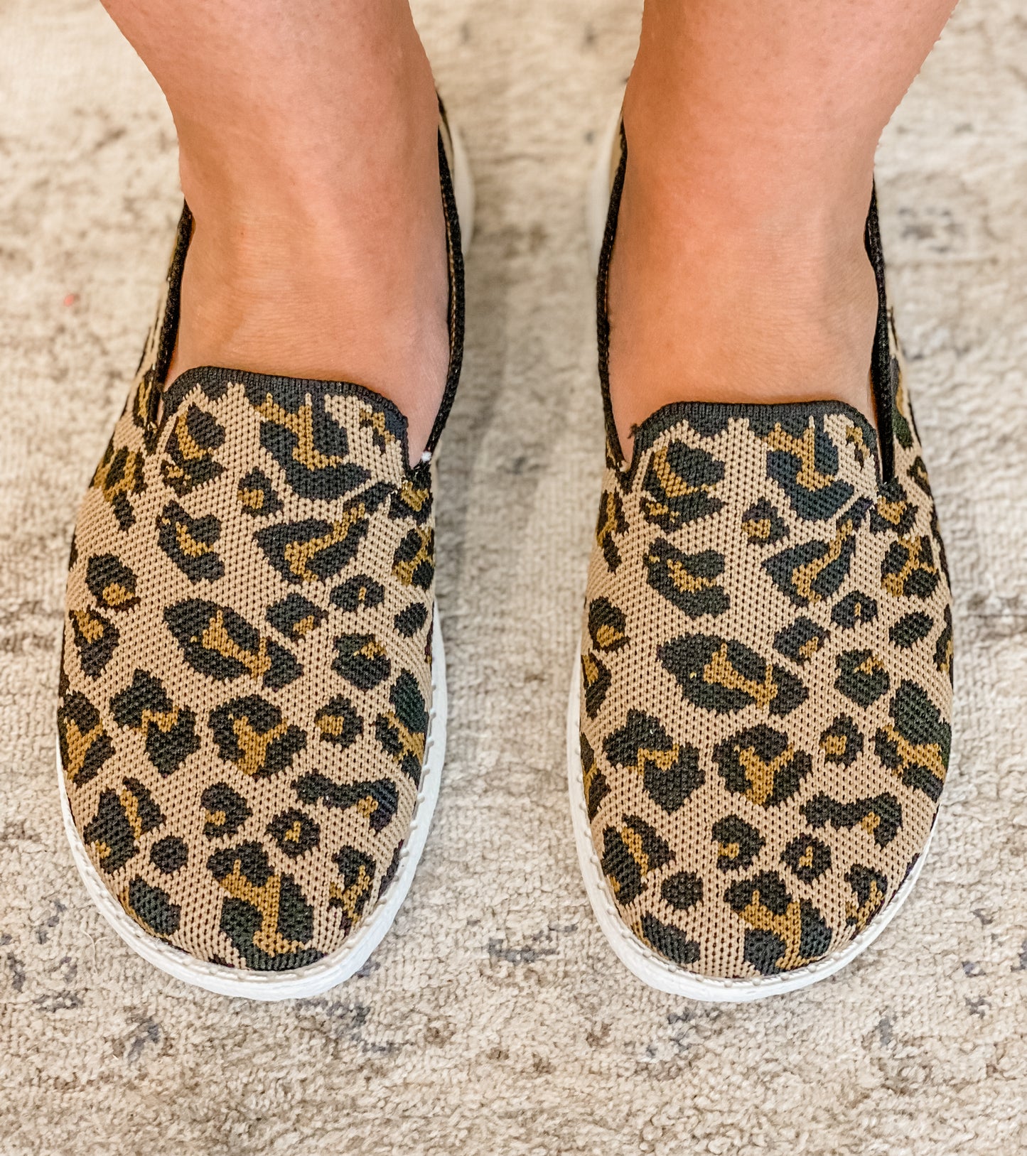 FINAL SALE- Swift Leopard Gypsy Jazz Slip On