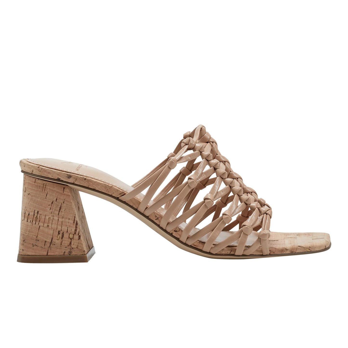 FINAL SALE - Colica Block Heel Sandal- Light Natural